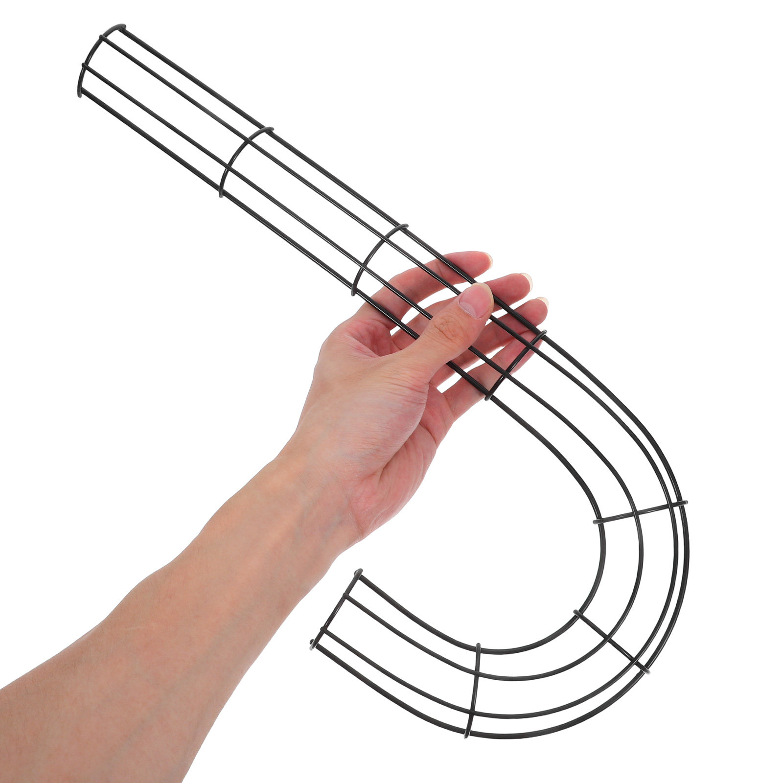โครงลวดโลหะรูปตัว J สำหรับทำพว - Wreath Form Wire บทวิจารณ์และราคา