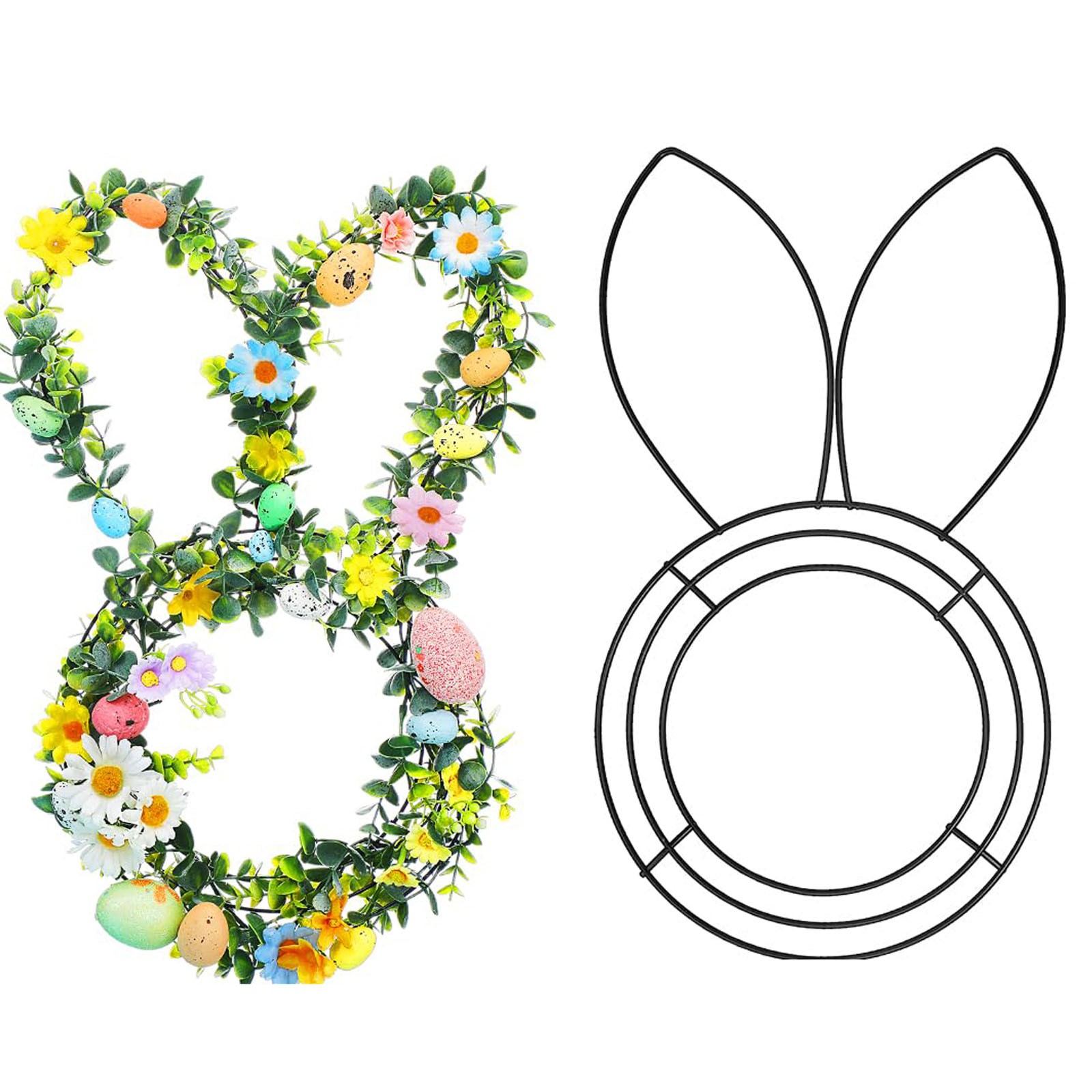 โครงลวดรูปกระต่ายอีสเตอร์สำหรั - Wreath Form Wire บทวิจารณ์และราคา