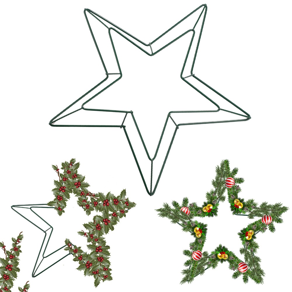โครงลวดโลหะรูปดาวสำหรับทำพวงหร - Wreath Form Wire บทวิจารณ์และราคา