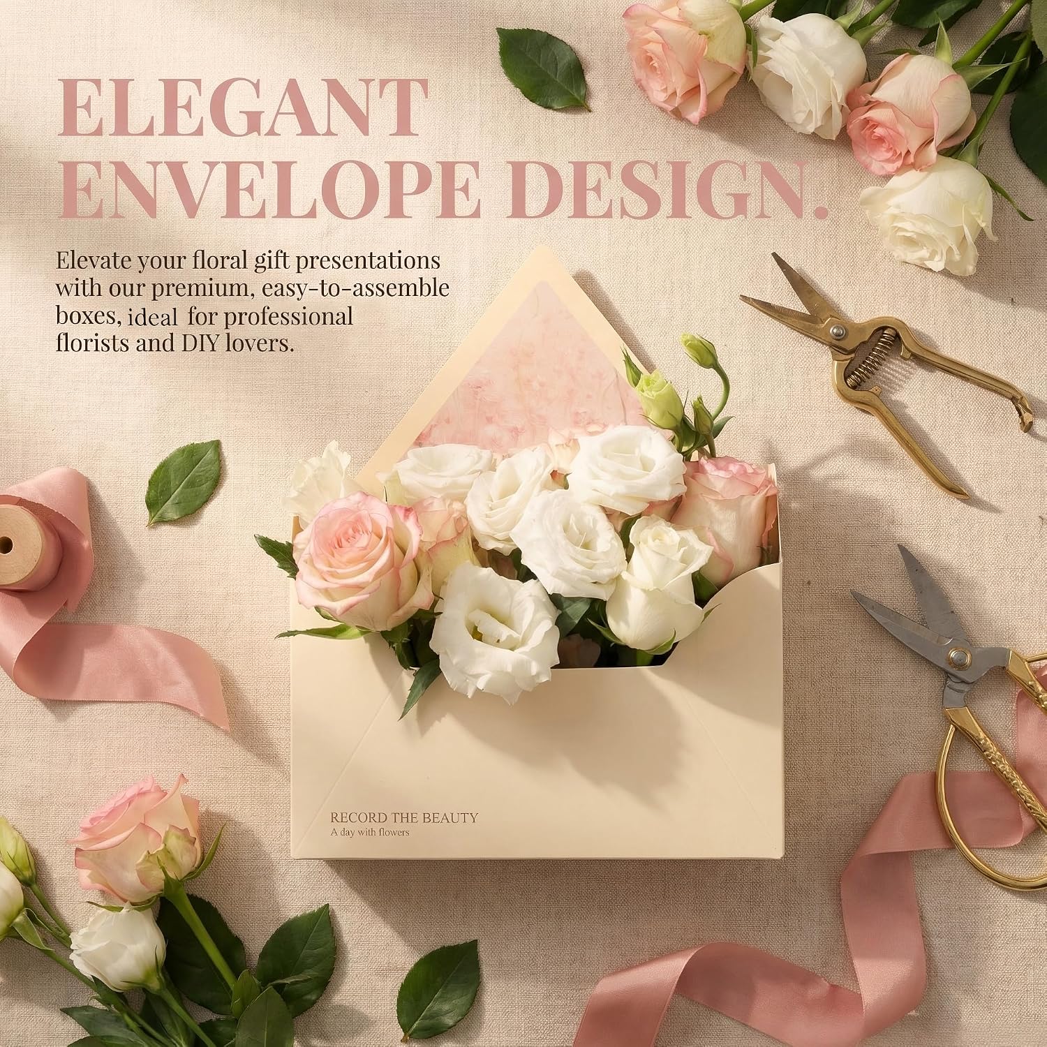 กล่องดอกไม้แบบซองจดหมายวาเลนไท - The Florist Supply Shop บทวิจารณ์และราคา