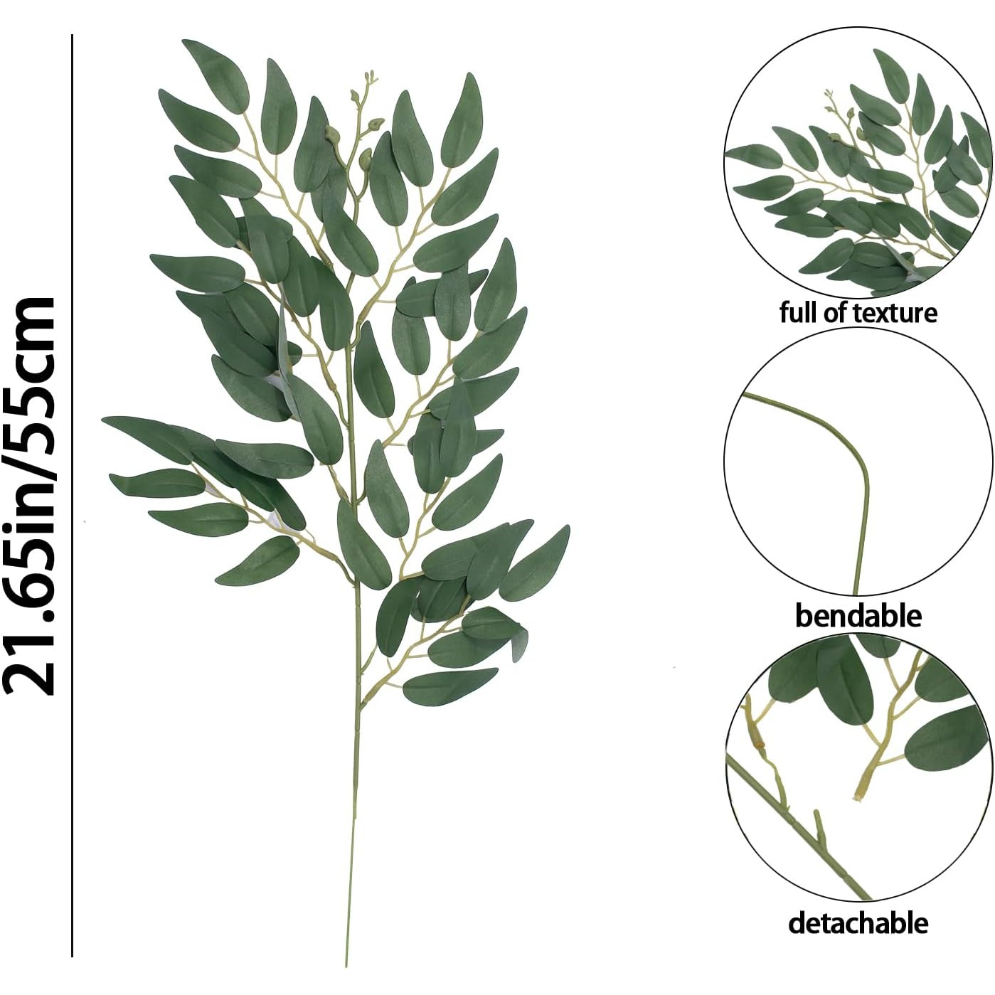 24 ชิ้นประดิษฐ์อิตาเลี่ยน Rusc - Ruscus Stem Faux บทวิจารณ์และราคา