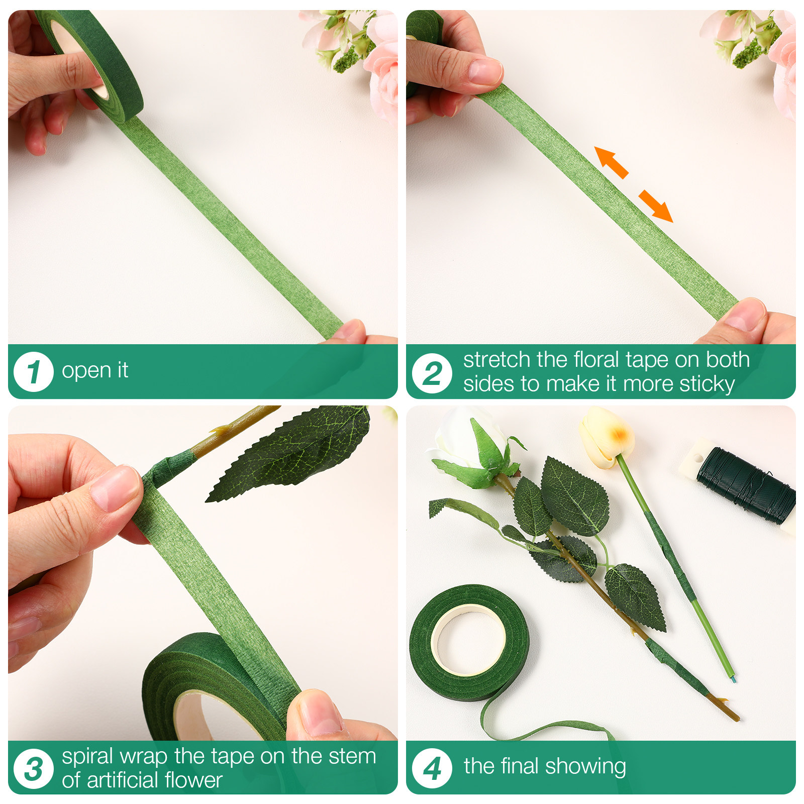ชุดอุปกรณ์เทปดอกไม้และลวดสำหรั - Florist Wreath Supply บทวิจารณ์และราคา