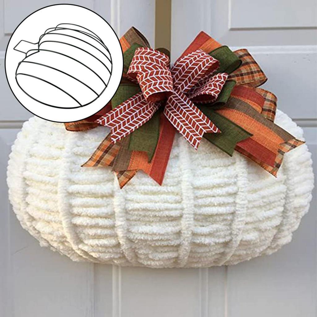 พวงหรีดฟักทองโลหะ โครงลวดสำหรั - Wreath Form Wire บทวิจารณ์และราคา